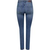 ONLY - Slim Jeans - Medium Blue - Denim - Hoge Taille