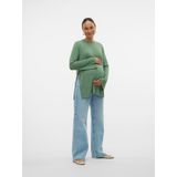 Zwangerschapsjeans - Wide Fit - Blauw - Katoen - Ondersteunende Buikband