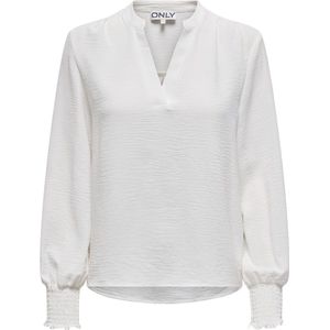 ONLY CARMAKOMA - Blousetop - V-Hals - Lange Mouwen - Regular Fit - Zachte Stof