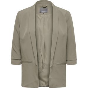 Blazer - Lang - Omkeerbaar - Geplooide Mouwen - Decoratieve Voorzakken - Polyester Voering