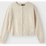 Gebreid Vest - Lange Mouwen - Zacht - O-hals - Geribbelde Manchetten