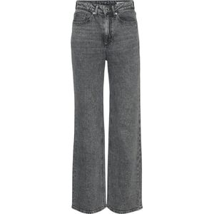Vero Moda Jeans Vmtessa Hr Wide Studs Dnm Jeans Ra2 10321888 Light Grey Denim Dames