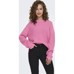 Only - Trui - Felroze - 60% Katoen 40% Acryl