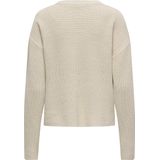 Only - Gebreide Trui - Birchkleur - 60% Katoen 40% Acryl