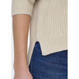 Only - Gebreide Trui - Birchkleur - 60% Katoen 40% Acryl