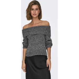 Only - Onlmarie Pullvoer - Antraciet - 38% Acryl 38% Polyamide 24% Polyester