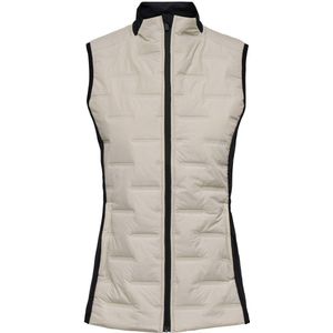 ONLY PLAY sport bodywarmer ONPISOA lichtgrijs/zwart