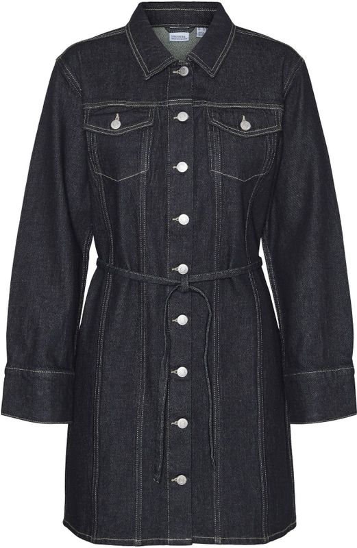 Vmoda - Blousejurk - Denim - Lange Mouwen - Knoopsluiting - Regular Fit