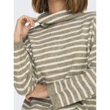 Only - Onltalio Ls Stripe Rollneck Bf Knt - Dames - Gebreide Truien