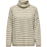 Only - Onltalio Ls Stripe Rollneck Bf Knt - Dames - Gebreide Truien