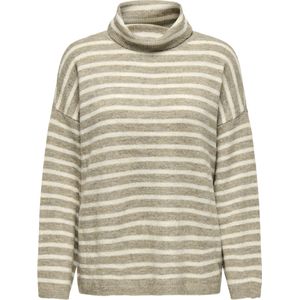 Only - Onltalio Ls Stripe Rollneck Bf Knt - Dames - Gebreide Truien
