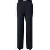 SELECTED - Rita - Broek - Zwart - Wijde Pijpen - Lang