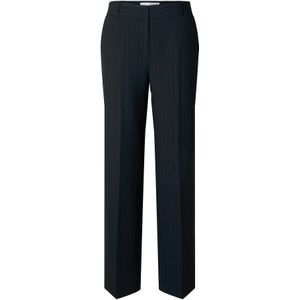 SELECTED - Rita - Broek - Zwart - Wijde Pijpen - Lang