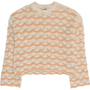 ONLY GIRLS - Gebreide Pullover - Groen - O-hals - Lange Mouwen