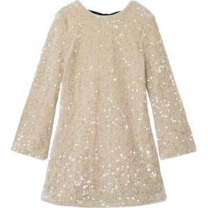 NAME IT - Nkfrusitta Ls Dress Keid - Galajurk - Wit