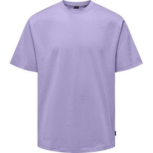 ONLY & SONS - ONSFRED RLX SS TEE - Shirt - Lavender - Katoen - Loose Fit