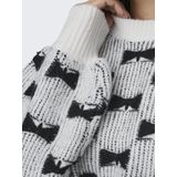 ONLY - ONLCLARA LS BOW O-NECK KNT - Dames - Gebreide truien