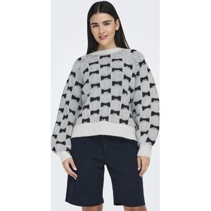 ONLY - ONLCLARA LS BOW O-NECK KNT - Dames - Gebreide truien