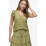 VILA Shirt 'VIAmalina'  olijfgroen