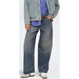 Only - Onlbaxter Mw Zip Wide Red Dnm Cro - Dames - Jeans