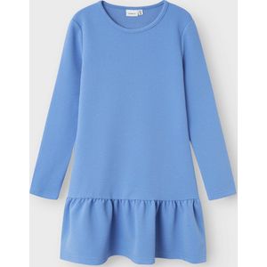 NAME IT Meisjes Nkfroka Ls Jurk Keid, blauw, 116