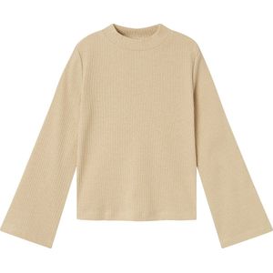 Top - Glitter - Geknoopt Detail - Lange Mouwen - Slim Fit