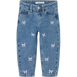 Name it Meisjes Jeans Mom Medium Blue Denim NMFBELLA