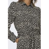 Only Onlkatty Life L/s Jumpsuit Black Katty Animal BEIGE M