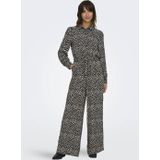 Only Onlkatty Life L/s Jumpsuit Black Katty Animal BEIGE M