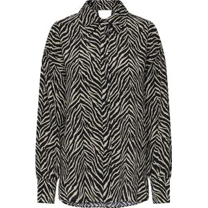 Katty - Blouse - Zwart - 100% Polyester - Loose Fit