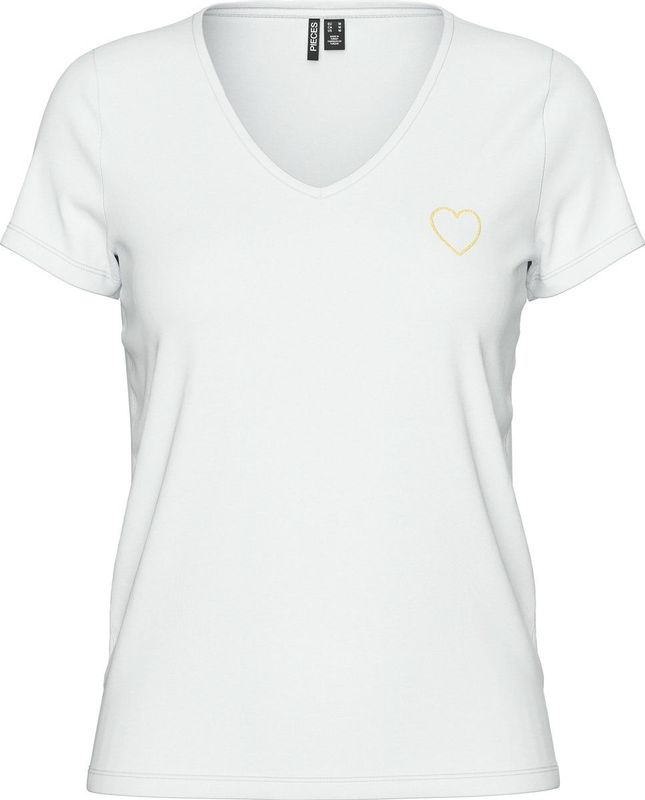 Pieces - Pcnew Billy Tee Emb Jrs Noos Bc - Meisjes - t-Shirts