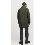 Jack & Jones Jprblaremy Coat - Army - Nylon - Elastaan - Met Capuchon