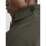 Jack & Jones Jprblaremy Coat - Army - Nylon - Elastaan - Met Capuchon