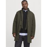 Jack & Jones Jprblaremy Coat - Army - Nylon - Elastaan - Met Capuchon