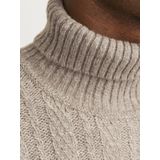 Jack&jones - Jprblatrent Knit Cable Roll Neck Bf Ln - Heren - Gebreide Truien