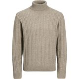 Jack&jones - Jprblatrent Knit Cable Roll Neck Bf Ln - Heren - Gebreide Truien