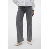 Vero Moda Jeans Vmtessa Hr Wide Studs Dnm Jeans Ra2 10321888 Light Grey Denim Dames