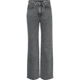 Vero Moda Jeans Vmtessa Hr Wide Studs Dnm Jeans Ra2 10321888 Light Grey Denim Dames