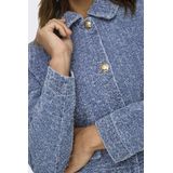 Jdylady Shacket - Korte Tussenjas met Gespreide Kraag en Knoopsluiting