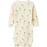 Romper - Lange Mouwen - Jersey - Grandad Hals - Drukknoopsluiting