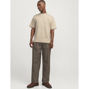 Jack & Jones - Oversized T-shirt - Greige - Katoen/Elastan