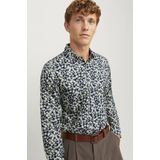Jack & Jones - Overhemd - Ruit - Katoen - Klassieke Kent Kraag