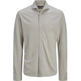 Jack Jones Overhemd Jprblalance Pique L s Shirt Smu 12269800 Tidal Foam Mannen