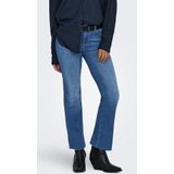 ONLY Onlann-kenya Mw Cr Ak Fla Dnm Soo618noos dames uitlopende jeans (1 stuk), Medium blauwe denim