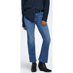 ONLY Onlann-kenya Mw Cr Ak Fla Dnm Soo618noos dames uitlopende jeans (1 stuk), Medium blauwe denim