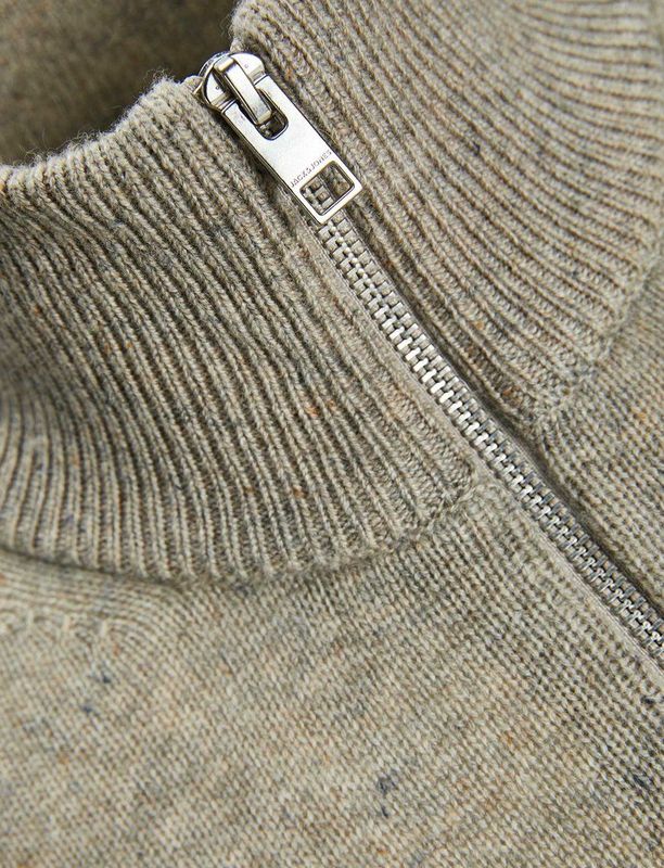 Jack&Jones - Trui - Grijs Gemeleerd - 100% Wol