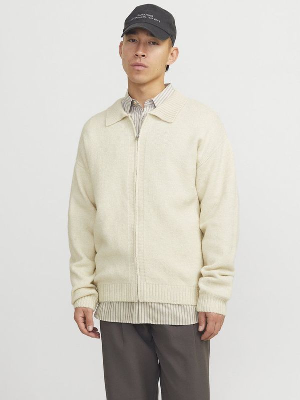 Jack&jones - Jprccfox Knit Zip Cardigan Styd Aw24 - Heren - Cardigans