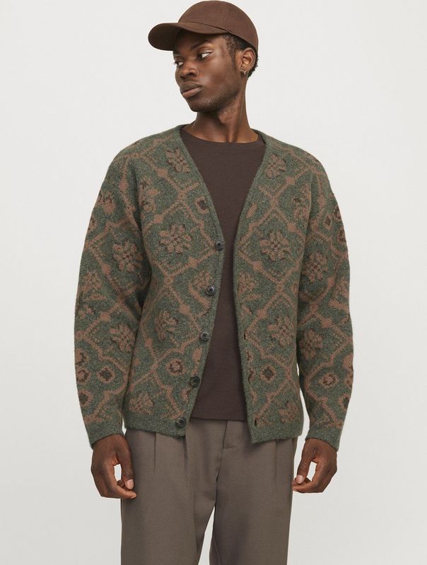 Jack&jones - Jprblumagne Knit Cardigan Styd Aw24 - Heren - Cardigans