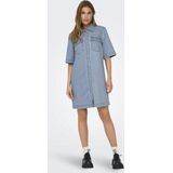 Denim Jurk - Licht Verwassen - Katoen - Regular Fit