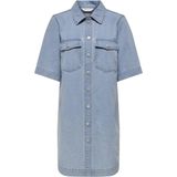 Denim Jurk - Licht Verwassen - Katoen - Regular Fit